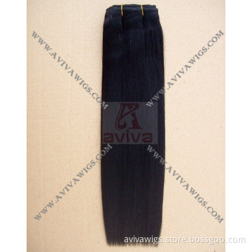 Natural Color Virgin Remy Human Hair Weft